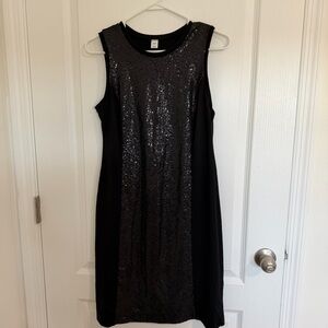 Old Navy Black Sequin Mini Dress
